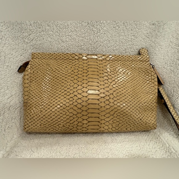 Coach Park Python Clutch Wristlet - Picture 3 of 8